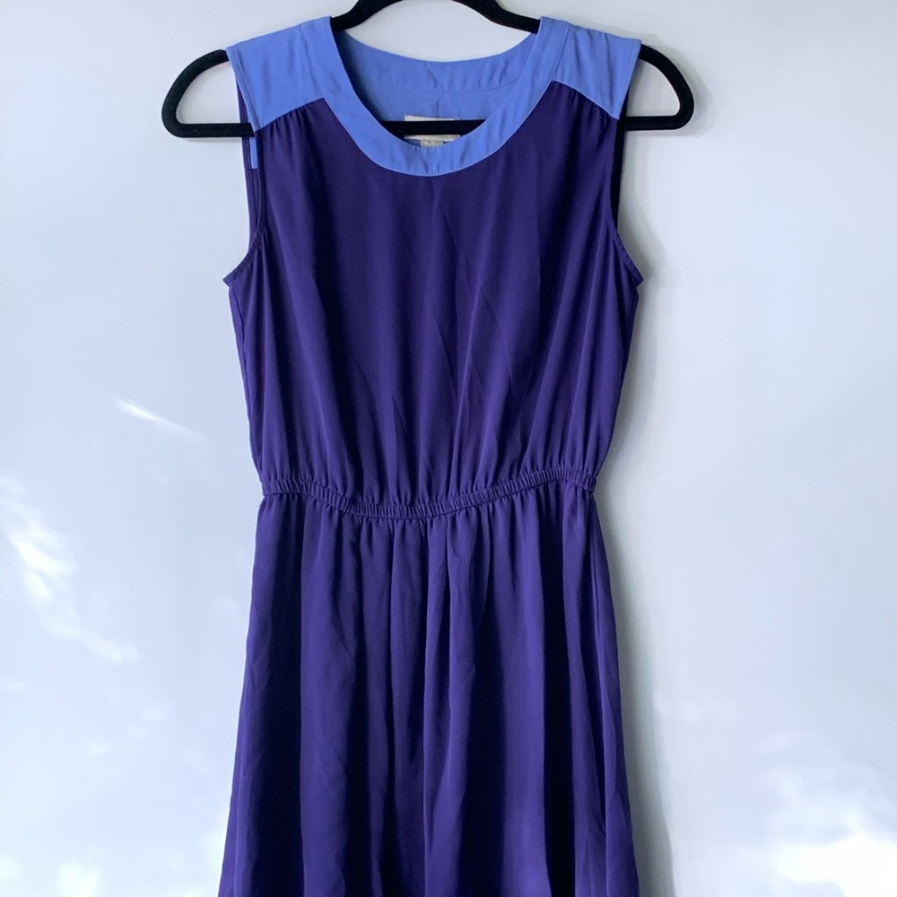 Loft — Purple Middi Dress